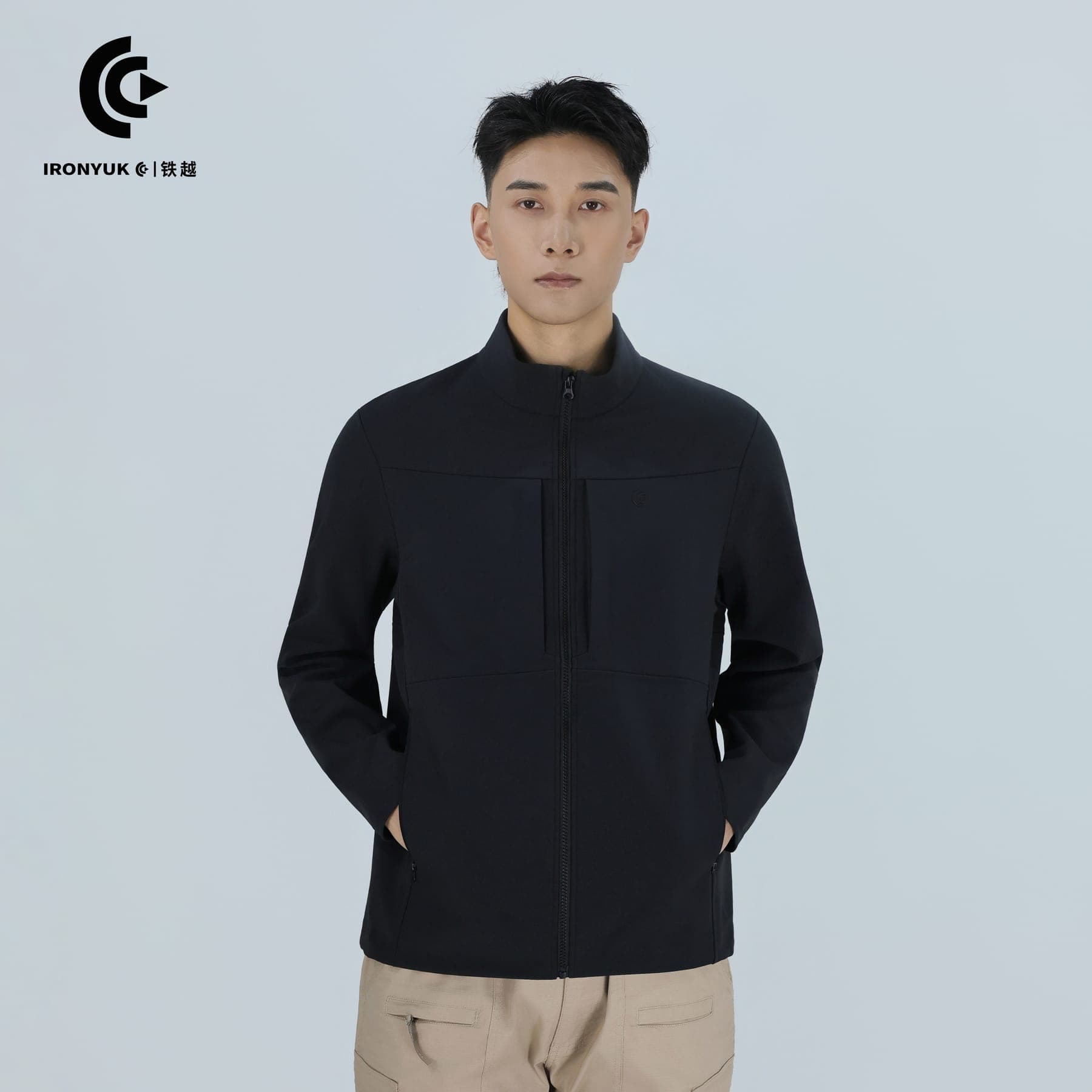 Multi-Pocket Stand-Collar Field Jacket cover image